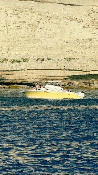 Picture 5 for Activity Bonifacio: Sunset Aperitif Dining Boat Tour 2