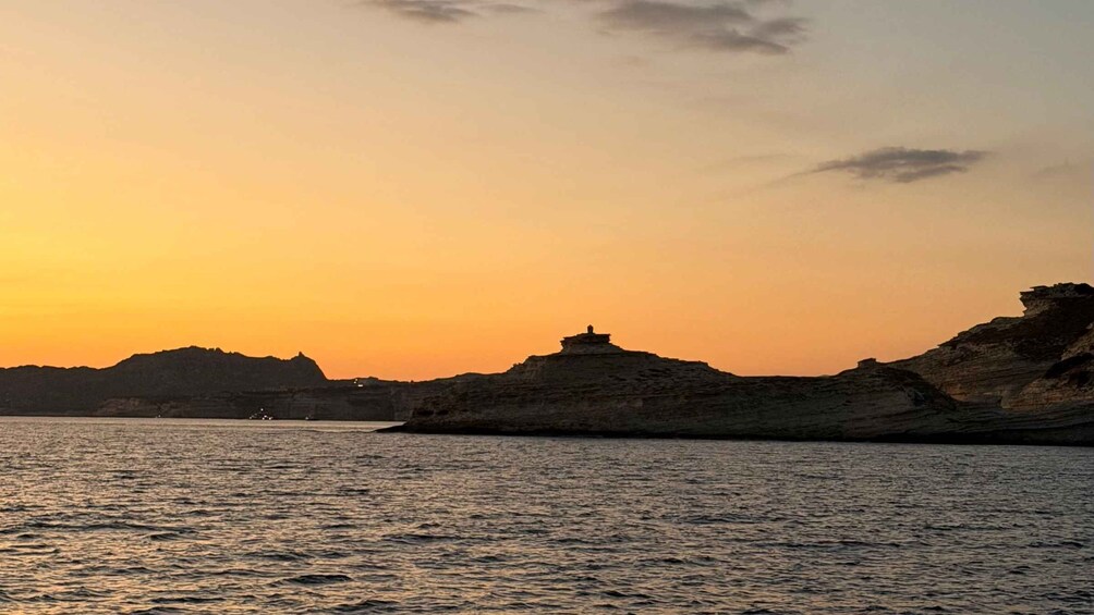 Picture 6 for Activity Bonifacio: Sunset Aperitif Dining Boat Tour 3