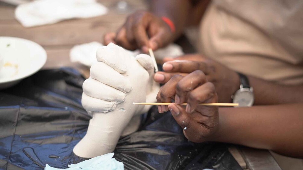 Picture 6 for Activity Cape Town: Hand Casting Experience for Couples 3