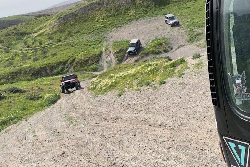 Santorini Wrangler Jeep Afternoon Convoy Tour 3