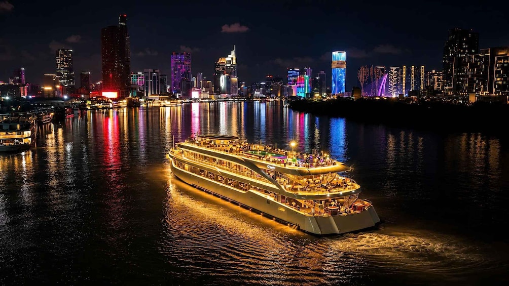 Picture 2 for Activity Saigon River Dinner Cruise with City Night Views 3