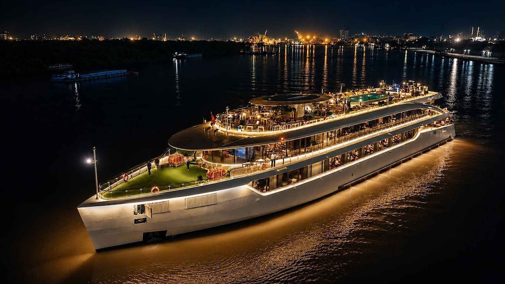 Saigon River Dinner Cruise with City Night Views 1