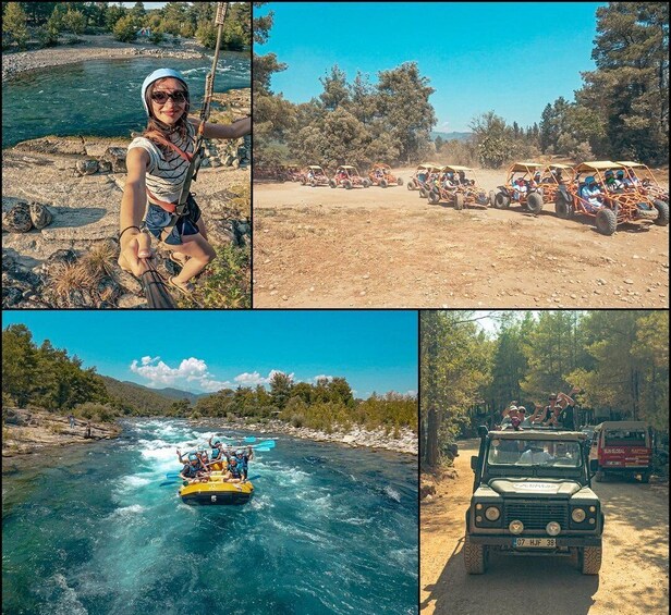 Antalya Outdoor Adventure: Rafting, Jeep & Quad w/Lunch 1