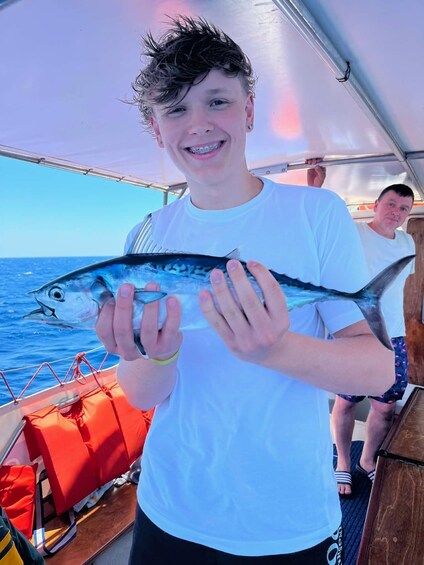 Picture 23 for Activity Rhodes: Captain Manolis Fishing Trip with BBQ and Swimming 5