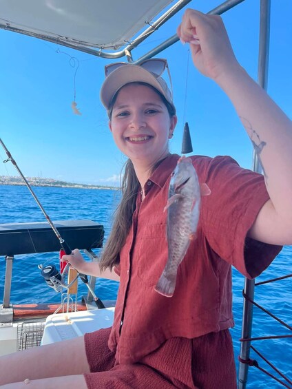 Picture 47 for Activity Rhodes:Fishing Trip with BBQ and Swimming Captain Manolis 3
