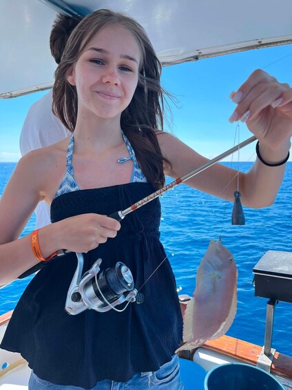 Picture 42 for Activity Rhodes:Fishing Trip with BBQ and Swimming Captain Manolis 5