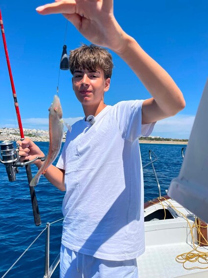 Picture 43 for Activity Rhodes:Fishing Trip with BBQ and Swimming Captain Manolis 2