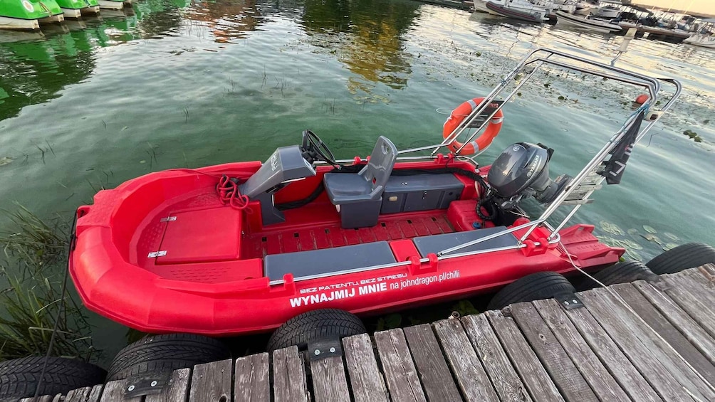 Picture 12 for Activity Warsaw: Zegrze Lake Motorboat Rental with Fuel 2
