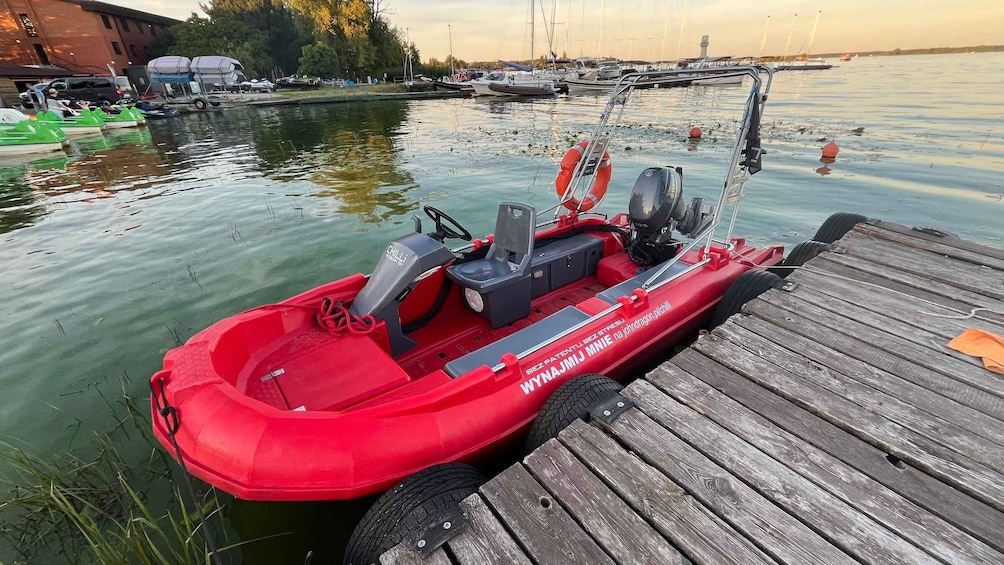 Picture 14 for Activity Warsaw: Zegrze Lake Motorboat Rental with Fuel 3