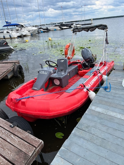 Picture 8 for Activity Warsaw: Zegrze Lake Motorboat Rental with Fuel 2