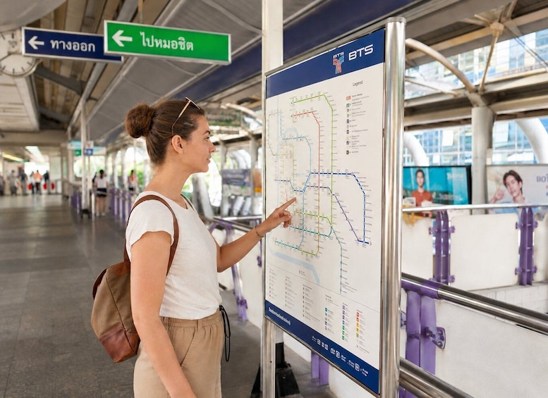 Picture 1 for Activity Bangkok: BTS Skytrain One-Day Pass with Airport Pickup 3