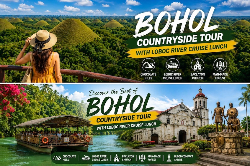 Discover Bohol: Chocolate Hills & Loboc River Cruise 1