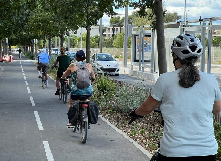 Picture 6 for Activity Montpellier: Guided/Electric Bike Tour of Prairie des Berges la Mosson 3