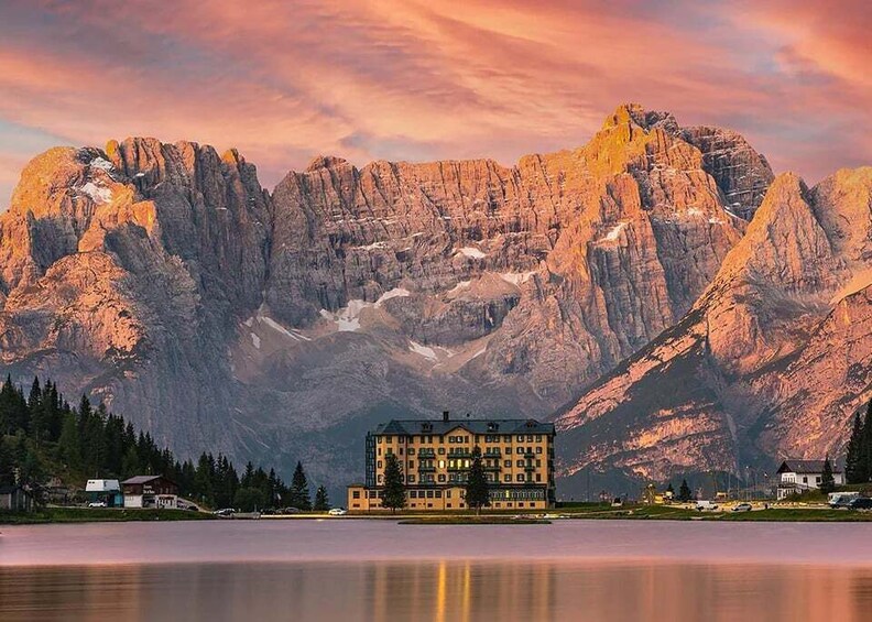 Picture 1 for Activity Dolomites Day Trip: Lake Santa Croce to Cortina Adventure 2