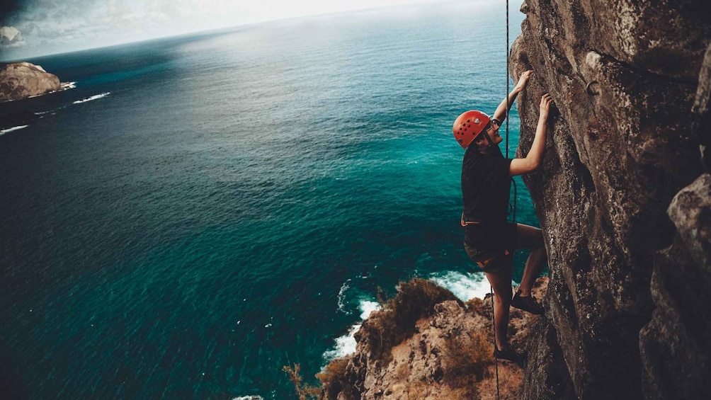 Picture 3 for Activity Scaling Oahu: Rock Climbing Adventures Amidst Paradise 5