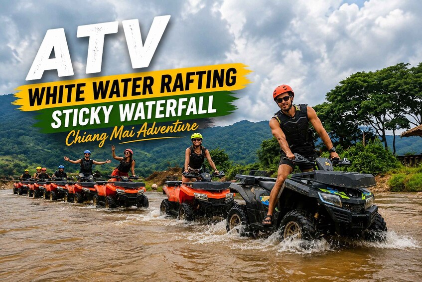 Chiang Mai: ATV, White Water Raft, & Sticky Waterfall Tour 2