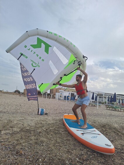 Picture 9 for Activity Porto Torres: Beginner Wing Foiling Course in Platamona 4