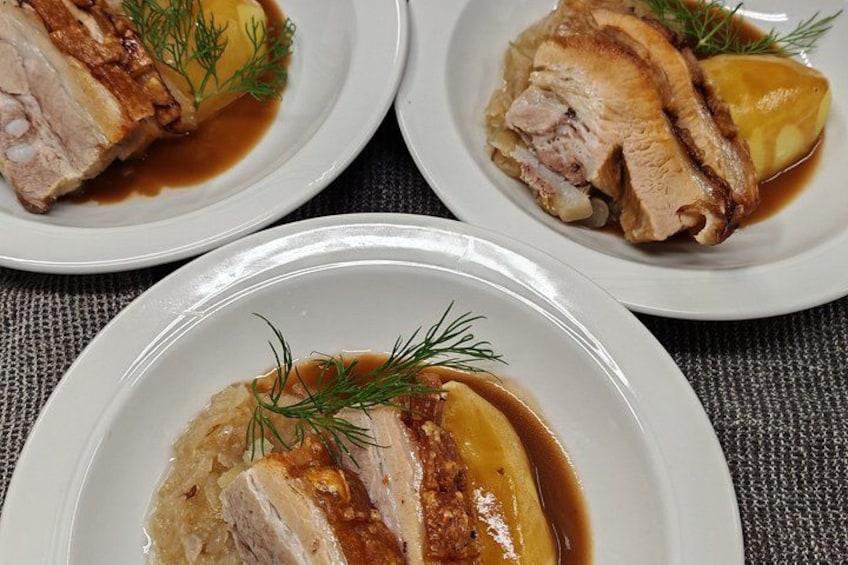 Selection of local dishes and drinks tasting 3
