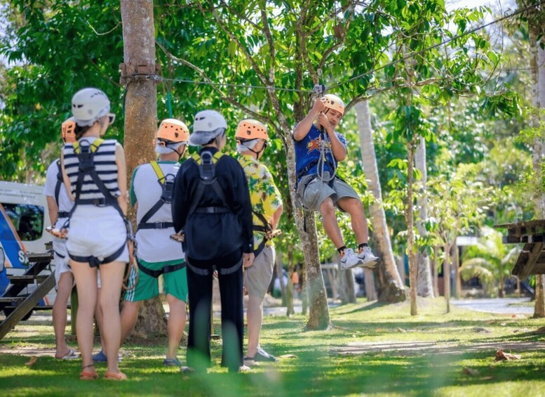 Picture 7 for Activity Koh Samui: Samui Zipline adventure and hotel pick up service 3