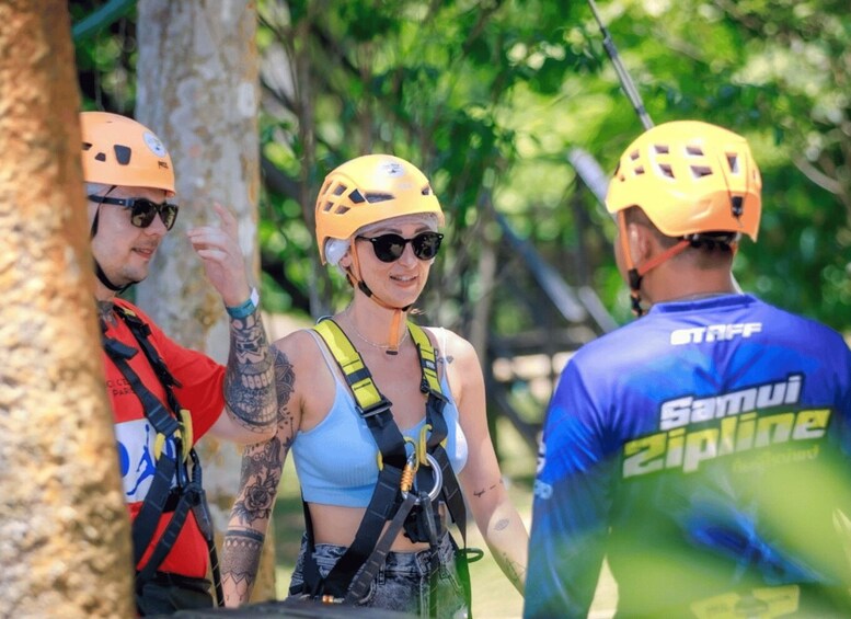 Picture 5 for Activity Koh Samui: Samui Zipline adventure and hotel pick up service 2
