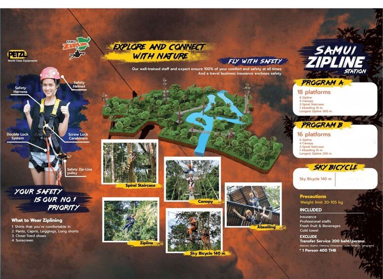 Picture 10 for Activity Koh Samui: Samui Zipline adventure and hotel pick up service 4