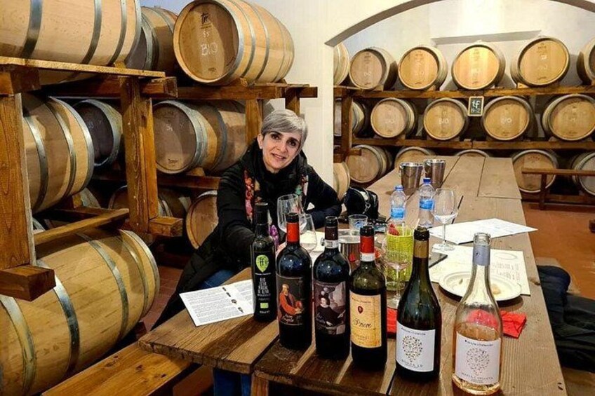 Private Tasting of Organic Wines in the Cellar in Mugliano 5