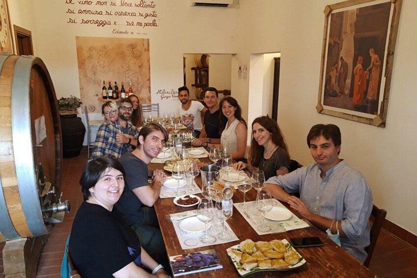 Private Tasting of Organic Wines in the Cellar in Mugliano 4