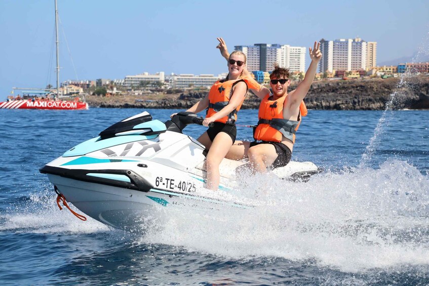 Tenerife: Jet Ski Guided Tour Discovery the Coastline 1