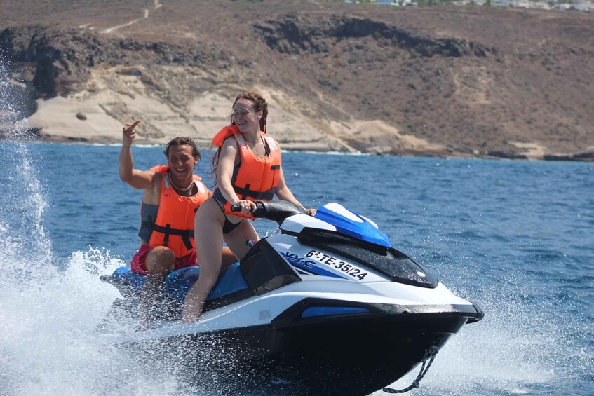 Picture 8 for Activity Tenerife: Jet Ski Guided Tour Discovery the Coastline 3