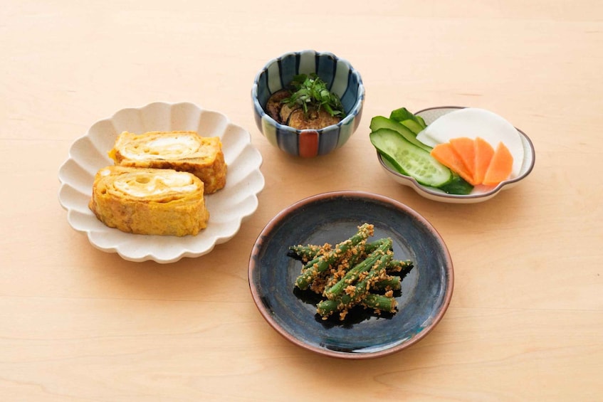 Picture 6 for Activity Tokyo: Japanese Home Cooking Class with Market Tour 5