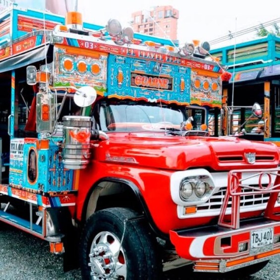 Picture 2 for Activity Medellín: Chiva Traditions Guided Party Tour with Open Bar 4
