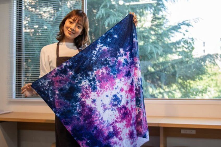 Nihonbashi Tokyo Furoshiki Dyeing Experience 1
