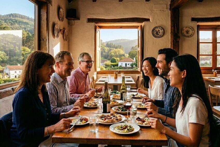Enjoy an authentic lunch at a handpicked local gem off the beaten path. Please note that lunch is not included, allowing you the flexibility to select your own meal from the fresh local specialties. 5