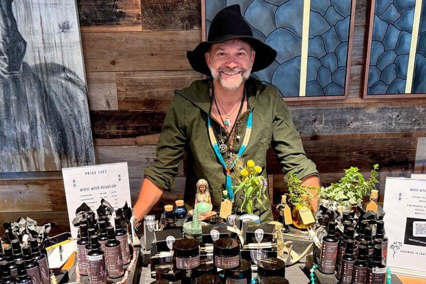 Jake, founder of Mister Witch Botanicals, will help youj manifest your intentions. 2