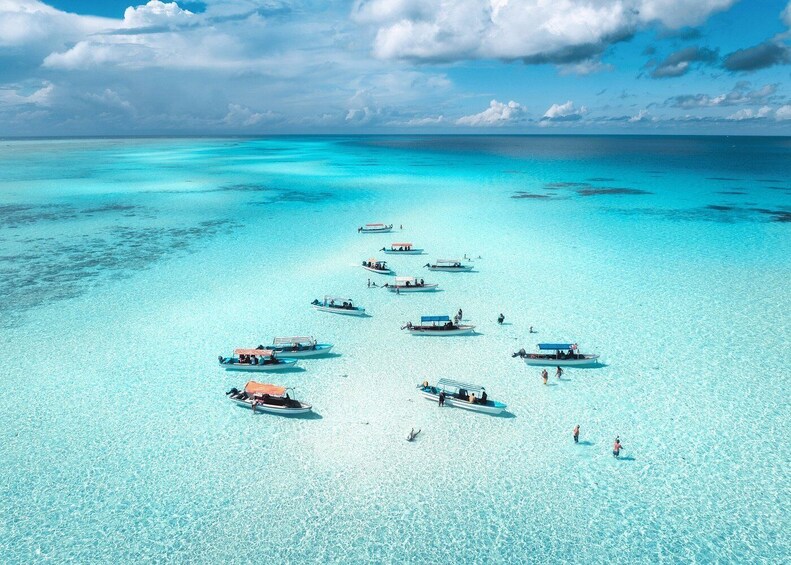 Zanzibar Mnemba Atoll Shared Catamaran and Snorkeling Cruise 3