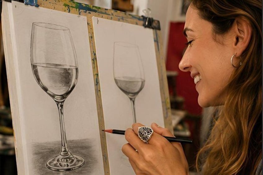 Paint and Sketch in a Milan Art Studio with a Local Painter 2