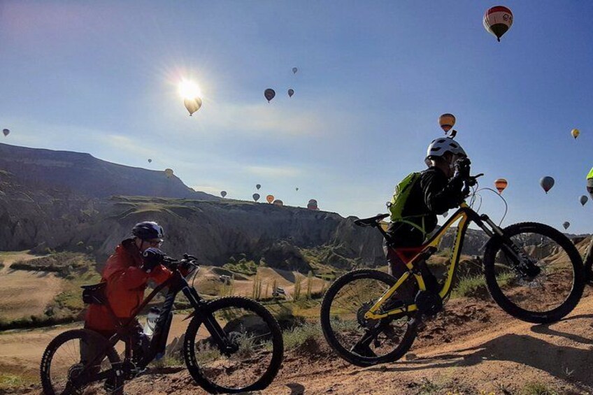 Cappadocia Bike Tour Balloon and Sunrise Ride 2