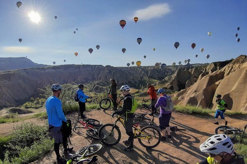 Cappadocia Bike Tour Balloon and Sunrise Ride 3