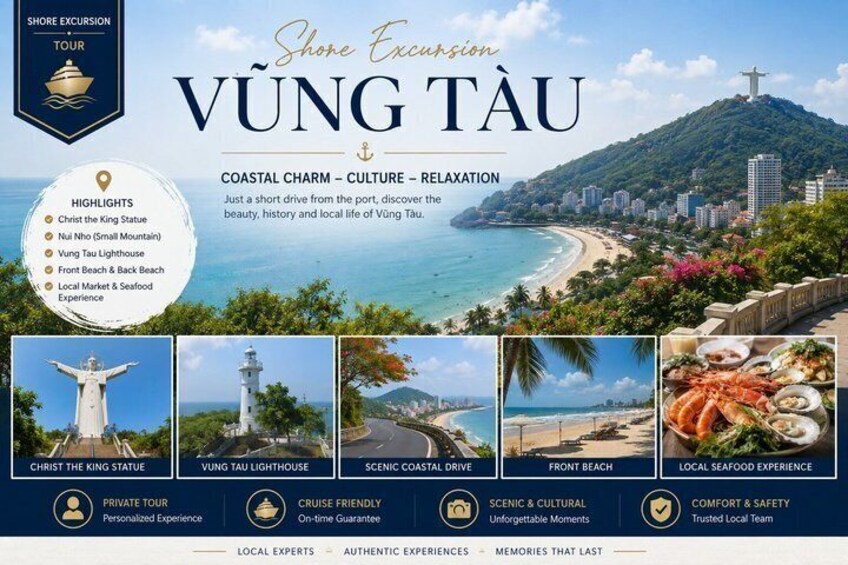 Shore Excursion to Vung Tau from Phu My Port 1