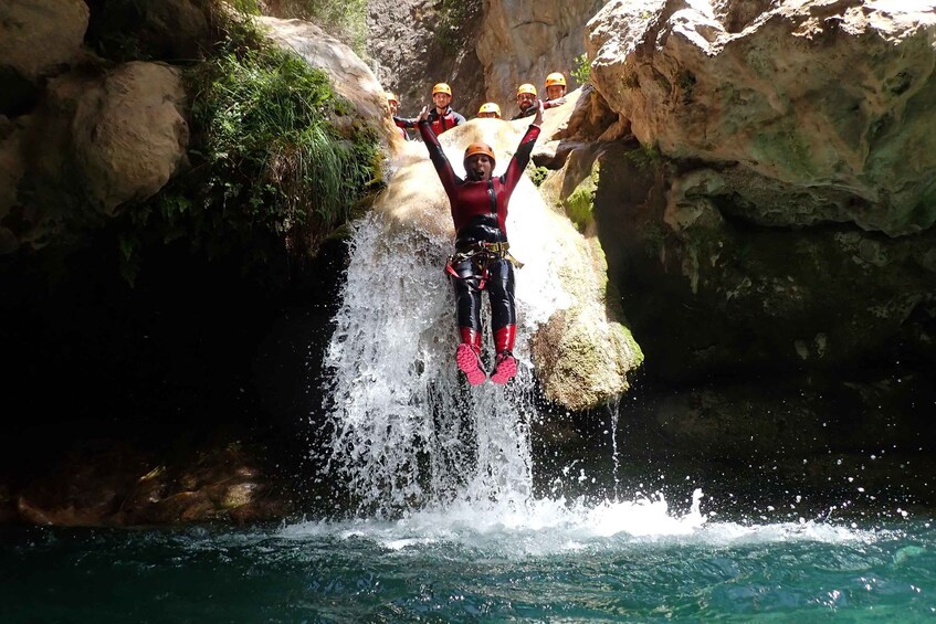 Picture 6 for Activity Marbella & Málaga: Private Full Pitch Rio Verde Canyoning 5