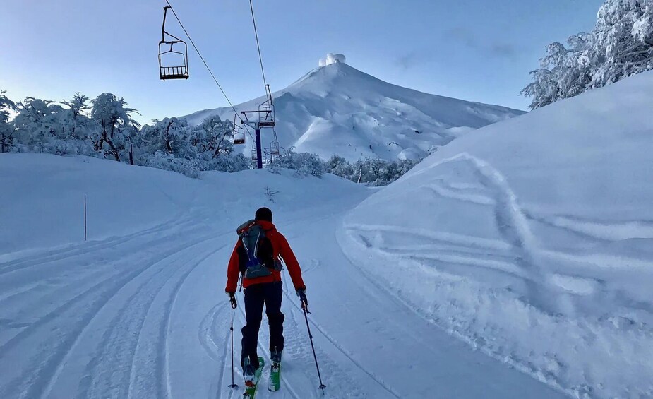 Picture 2 for Activity Climb Villarrica Volcano on cross-country skis 4