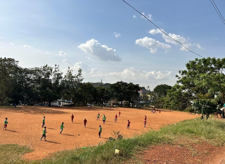 Kampala: Sports, Board, Football/Soccer Game in Kampala Slum 1