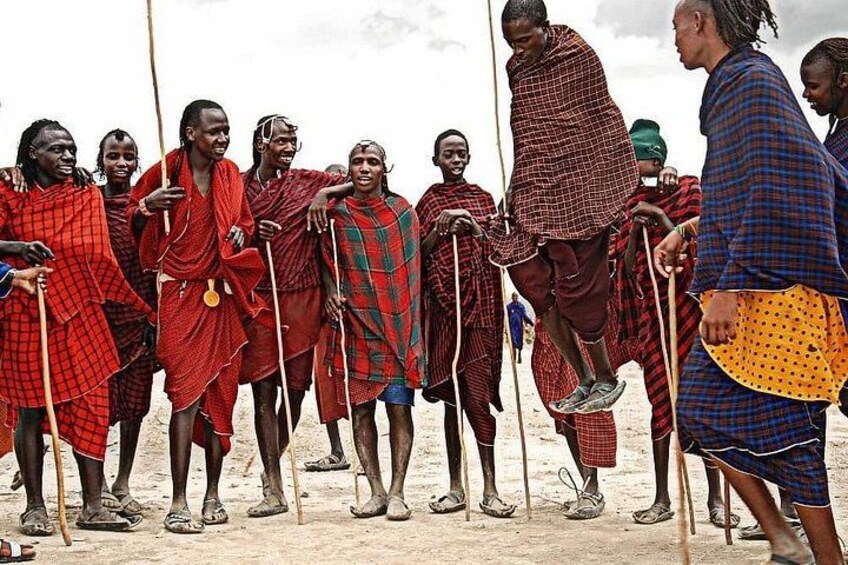 Maasai Village-Warriors Jumping Dance 1