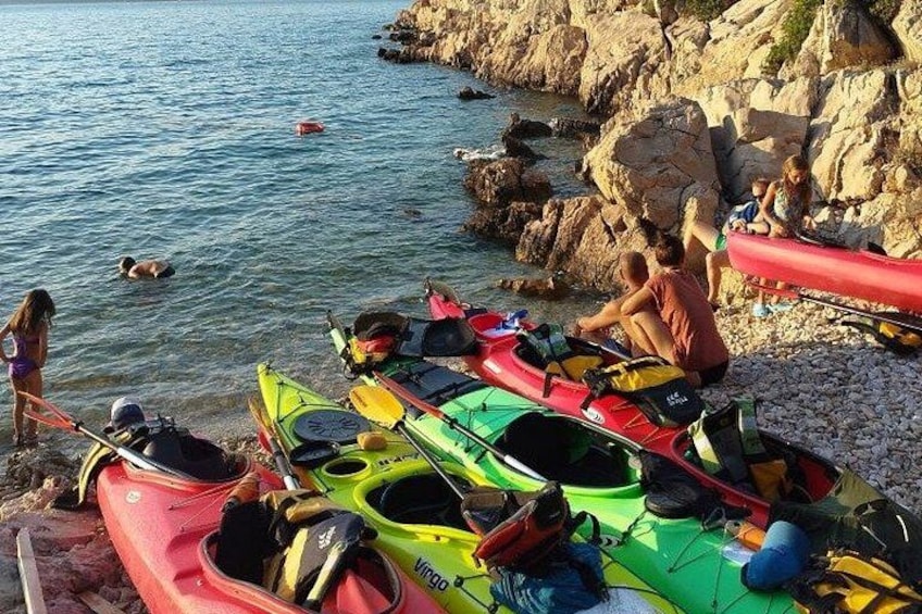 Kayak Island Hopping in Sibenik Archipelago 2