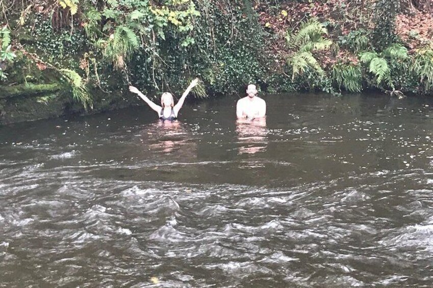 Forest Wood Fired Sauna & Cold Water River Swim