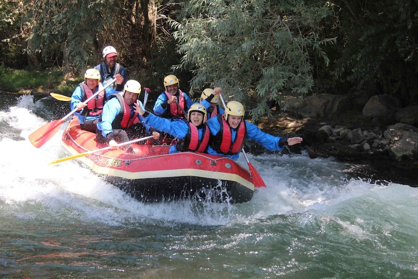 Salerno: rafting on the Sele River in Cilento 1