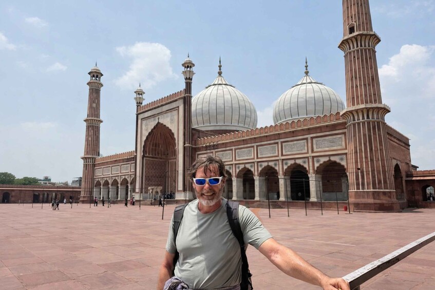 A historic building with domes and minarets. 2