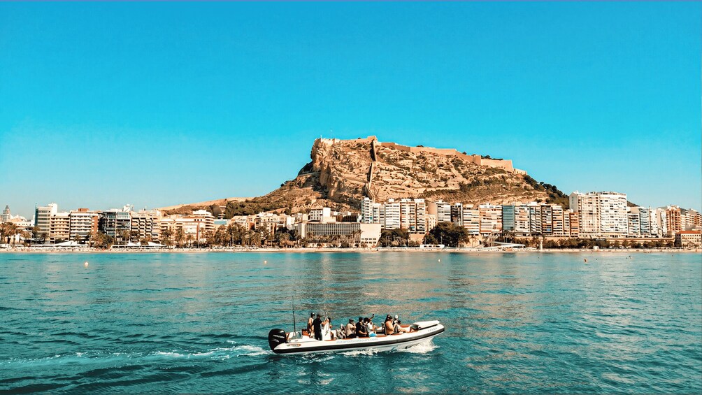 Speedboat ride around Alicante Bay with a stop for swimming 2