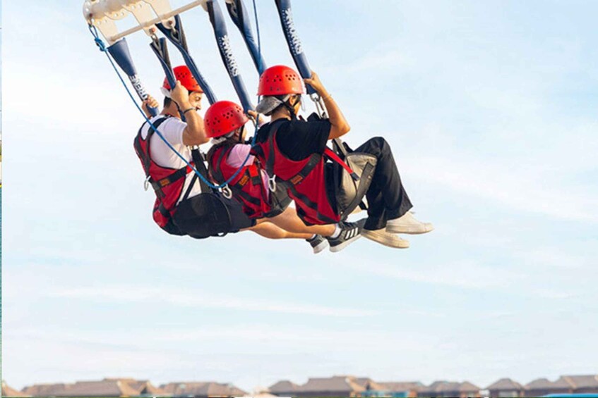 Picture 1 for Activity Qatar: Guided Zipline Adventure with Refreshments over Qatar 5