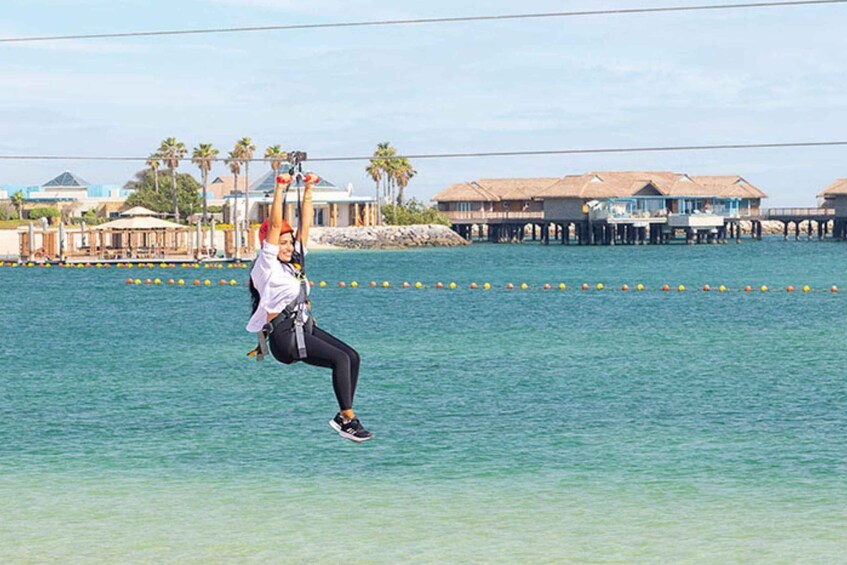 Picture 3 for Activity Qatar: Guided Zipline Adventure with Refreshments over Qatar 3